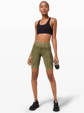 Lululemon Fast and Free Short 10" *Ice Dye
Ice Wash Moss Green 14 - Running